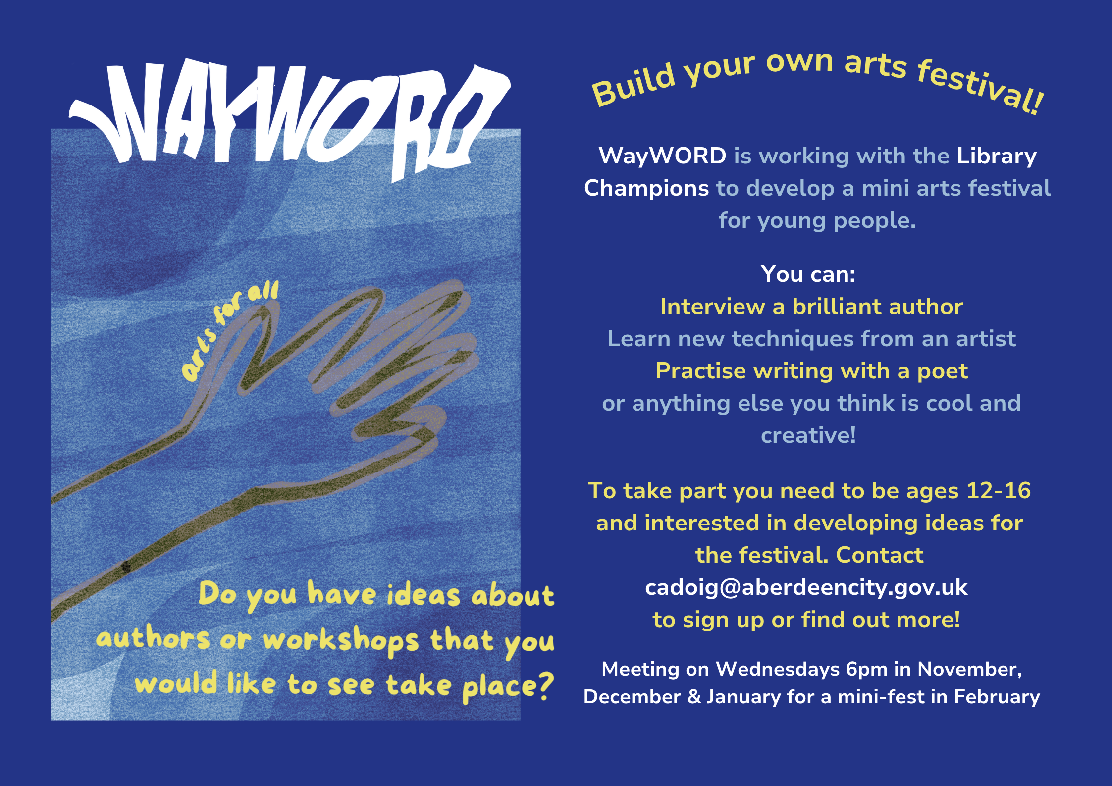 Opportunity for young people!